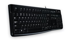 Logitech Keyboard K120 for Business tangentbord USB QWERTZ tyska Svart