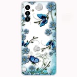 Samsung Galaxy A13 5G TPU-deksel - Butterflies and Flowers