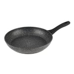 Salter BW05747 Megastone 28 cm Frying Pan – 10 x Tougher Non-Stick, Small Cooking Pan, PFOA-Free Forged Aluminium, Suitable For All Cooking Hobs, Dishwasher & Metal Utensil Safe, Soft Touch Handle