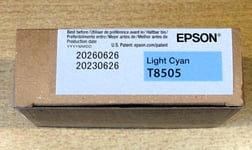 GENUINE EPSON T8505 Light Cyan cartridge ORIGINAL ink SC-P800 date 2026 ORIGINAL