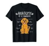 Funny Anatomy Labrador Retriever Lab Dog Lover Owner T-Shirt