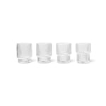 Ripple Small Glasses Set Of 4 - Clear