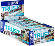 USN Trust Crunch Cookies & Cream Protein Bars: Indulgent and Filling High Protei