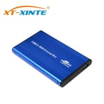 Blue Boîtier externe pour disque dur, pouces, USB 2.0, pour Notebook, boîtier pour disque dur IDE, 2.5 pouces, Caddy en aluminium pour ordinateur portable