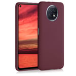 kwmobile TPU Case Compatible with Xiaomi Redmi Note 9T - Case Soft Slim Smooth Flexible Protective Phone Cover - Tawny Red