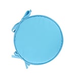 U/D 1pcs 30x30cm Round Circular Removable Chair Cushion Seat Pads Soft Covers Bistro Dining Home Multipurpose 14 colors can be selected (Sky blue)