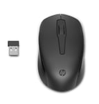 HP 150 Wireless Mouse, 1600 DPI Optical Mouse Sensor, 2.4GHz Wireless USB Receiver Included, Ambidextrous Design, 3 Buttons, Scroll Wheel, Up to 10 Month Battery, Black