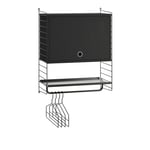 String - Hall hyllsystem V svart/svart - Svart