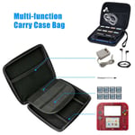 For 2ds Eva Hard Carrying Case Handle Bag Cover With Mesh Pocket Black