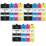 12 Ink Cartridges (Set) for HP Officejet 6950 & Pro 6960, 6970, 6975 All-Ink-One