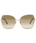 Tom Ford Womens Farah FT0951 28F Shiny Rose Gold Sunglasses - One Size