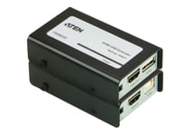 ATEN VE803 AV extender AV transmitter &amp; receiver Black, Grey