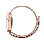 Apple Watch 45mm Series 9 Armband Milanese Loop, roséguld