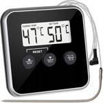 Digital stektermometer med display & timer