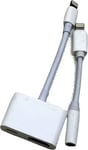 Adaptateur Lightning HDMI iPhone iPad + audio gratuit,JL529