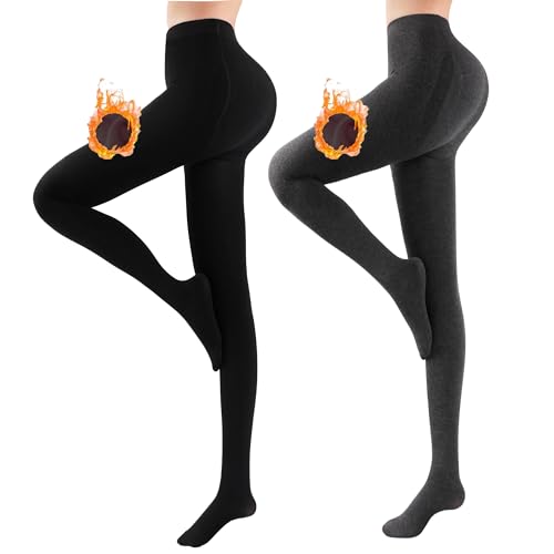 ZAKASA Collants Thermiques Doublés En Polaire Pour Femme