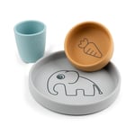 Done by Deer™ Deer ™ Servis Set Elphee färgblandning, silikon