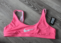 Nike BIKINI Top SIZE  XXL New Tags Pink Bralette Bra Pullover