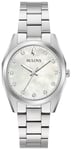 Bulova 96P228 EX-DISPLAY Women's Classic Surveyor Mother-of- Watch