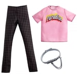 Barbie Ken Pink Sweater & Ternede bukser