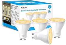 TP-Link (TAPO L610 4-Pack) Smart Wi-Fi Spotlight Single Unit Dimmable Schedule &