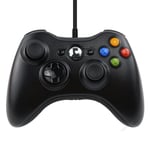 Le Noir Manette De Jeu Filaire Usb Pour La Console Xbox360, Joystick, Contrôleur Pour Pc Windows 7/8/10