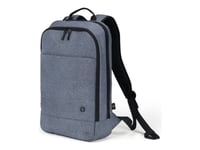 Dicota Slim Eco Motion - Ryggsäck För Bärbar Dator - 13" - 15.6" - Blue Denim