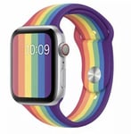Official Genuine Apple Watch Series 1-7 Band 42/44/45mm Strap Pride Edition 2020