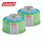 2 x Coleman Xtreme C100 Gas Cartridge Lightweight Hiking Camping Low Temperature