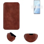 phone case for Oppo Reno8 Lite 5G sleeve cover pouch brown 