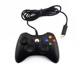 Le Noir Manette De Jeu Filaire Usb Pour Xbox 360, Contrôleur / Joystick Pour Pc Microsoft Officiel Pour Windows 7/8/10