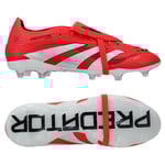 adidas Predator Pro Fold-over Tongue Fg Pure Victory - Lucid Red/vit/svart - Gräs (Fg), storlek 44