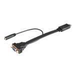 Akasa : Câble convertisseur HDMI vers VGA + jack 3,5 mm