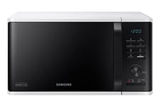 Samsung Four à micro-ondes Grill Advanced, MG2AK3515AW/ET, cuisson croquante, micro-ondes + gril 800 W + 1100 W, 23 L, 49 l x 27,5 h x 39 cm, blanc