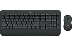 Logitech MK545 ADVANCED Wireless Keyboard and Mouse Combo tastatur Mus inkludert RF kabel-fri Engelsk Sort