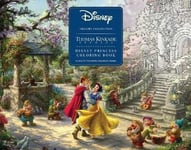 Thomas Kinkade - Disney Dreams Collection Studios Princess Coloring Poster Bok