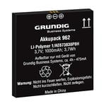 Grundig Li-ION 1000 mAh Batterie/Pile - Accessoires dictaphone (Batterie/Pile, Grundig, Digta 7, Noir, Lithium-ION (Li-ION), 1000 mAh)