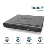 MAJORITY Scholars Milton Compact DVD Player, Multi-Regions 1/2/3/4/5/6, USB RCA