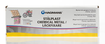 Hagmans Stålplast Chemical Metal - Finspackel 130 ml