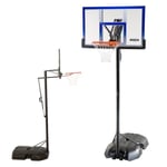 Livstid ultraresistent basketkorg justerbar i höjd 240/305 cm UV100