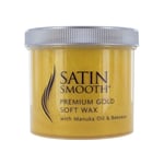 Satin Smooth Premium Gold Soft Wax w/ Manuka Oil & Beeswax All Skin Types 425g
