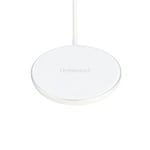 Intenso® trädlös MagSafe-kompatibel laddare QI 15W inkl. USB-C-kabel och 30W PD/QC Snabbladdare. Vit