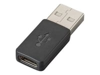 Poly - USB-sovitin - USB-C (hun) - USB (han) - Blackwire C3210 USB-C, C3215 USB-C, C3220 USB-C, C3225 USB-C, C3210 USB-C, C3215 USB-C 