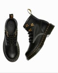 NEW IN BOX!! Dr Martens Womens 101 Boots Black Virginia Leather Size UK 4