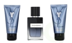 Yves Saint Laurent YSL Y For Men Giftset 160 ml Edp Spray 60ml/Shower Gel 50ml/After Shave Balm 50ml