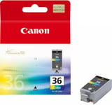 Genuine Canon CLI-36 CMY Colour Ink Cartridge PIXMA iP100 iP110 TR150, 1511B001