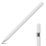 Apple Pencil (USB-C) Ahastyle PT65-3 silikonfodral - vit Vit