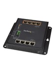 StarTech.com 8-portin (4 PoE+) Gigabit Ethernet-kytkin - hallittu - seinäkiinnitys etupaneelilla