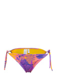 String Side Tie Cheeky-Print Swimwear Bikinis Bikini Bottoms Side-tie Bikinis Multi/patterned Calvin Klein