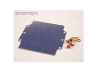 Hammond Electronics 1590Z120pl Ändplatta Stålplatta Natur 1 St